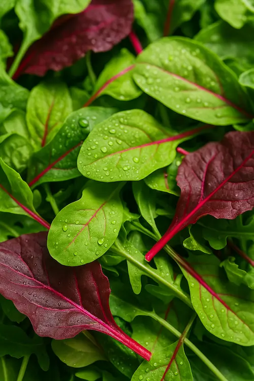 Салат-мікс у вертикальній башті